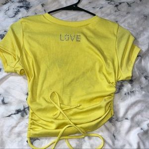 Yellow croptop